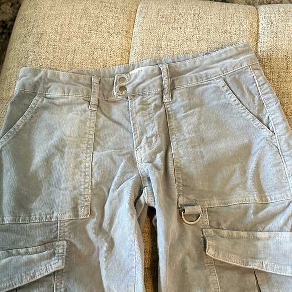 PACSUN BABY BLUE CORDUROY PANTS SIZE 27 - Picture 2 of 12